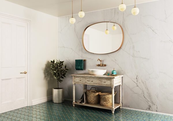 Ocean Marble Shower wall Panel