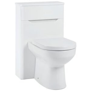 Scudo Ella Gloss White Toilet Unit