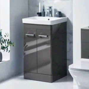 Scudo Rossini 600 Wolf Grey Vanity Unit