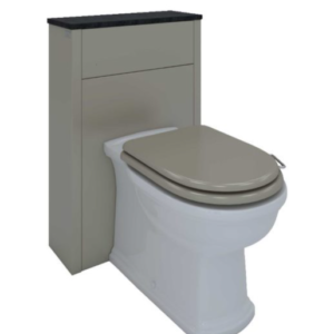 Washington Cappuccino Toilet Unit with Porcelain Top - RAK Ceramics