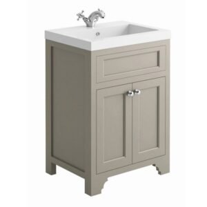 Scudo Harrogate Ripley 600 Traditional Dovetail Grey Vanity Unit