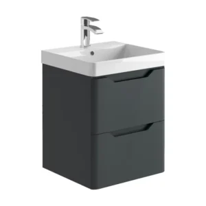 Scudo Ella 500 Anthracite Wall Hung Vanity Unit